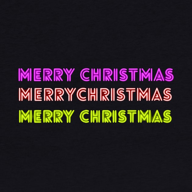 Merry Christmas - Trio-Color shirts by Christamas Clothing